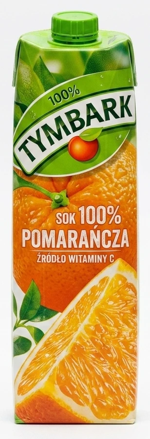 Tymbark Sok 100% pomarańcza