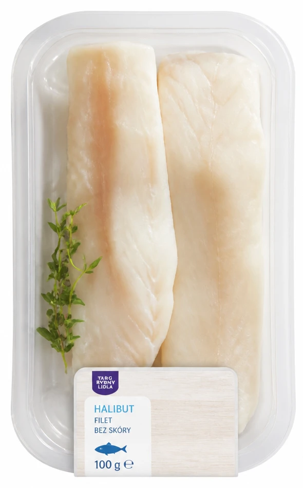 TARG RYBNY LIDLA Halibut, filet bez skóry