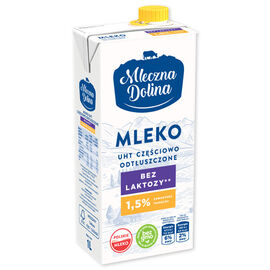 Mleczna Dolina Mleko UHT 1,5 % bez laktozy 1 l