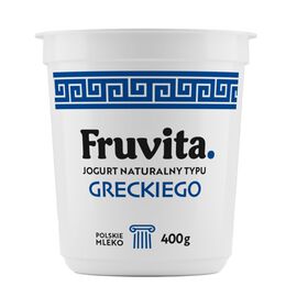 Fruvita Jogurt naturalny typu greckiego 400 g
