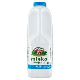 Piątnica Mleko wiejskie butelka 2,0 % 1 l