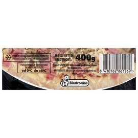Donatello Pizza Capriciosa (szynka, pieczarki i ser Mozzarella) 400 g
