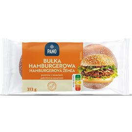 Pano Bułki pszenne hamburgerowe z sezamem 212 g