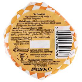 Delikate Kremowy bawarski ser łagodny 150 g