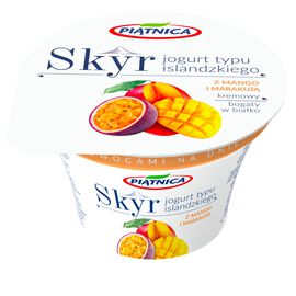Piątnica Skyr jogurt typu islandzkiego z mango i marakują 150 g
