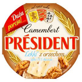 Président Ser camembert lekki z orzechem 170 g