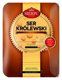 Sierpc Ser Królewski wędzony plastry 135 g