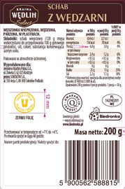 Kraina Wędlin Select Schab z wędzarni plastry 200 g
