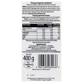Nasze Smaki Pierogi z kapustą i grzybami 400 g