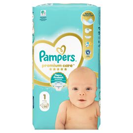 Pampers Premium Care 2 kg-5 kg rozm. 1 50 szt.