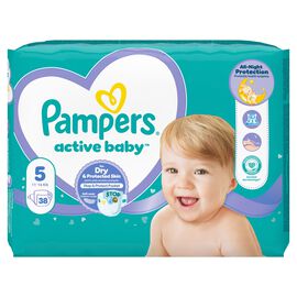 Pampers Pieluszki Active Baby 11-16 kg rozmiar 5 38 szt.