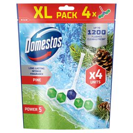 Domestos Power 5 XL Pine Kostka toaletowa 4 x 50 g