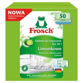Frosch Tabletki do zmywarek all in 1 limonkowe (50 x 18 g) 900 g