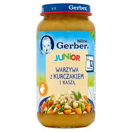 Gerber Junior Warzywa z kurczakiem i kaszą 250 g