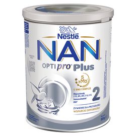 Nan OPTIpro Plus 2 Mleko następne dla niemowląt powyżej 6. miesiąca 800 g
