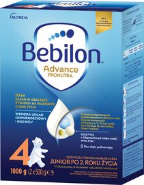 Bebilon Advance Pronutra 4 Junior Mleko dla dzieci po 2. roku życia (2x500 g) 1000 g