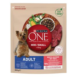Purina One Mini Adult Karma dla psów z wołowiną i ryżem 800 g