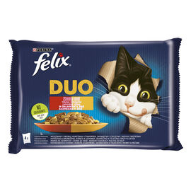 Felix Duo Karma dla kotów wiejskie smaki w galaretce (4 x 85 g) 340 g