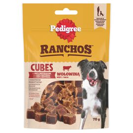 Pedigree Ranchos Cubes Karma uzupełniająca dla psów z wołowiną 70 g