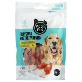 Activ Pet Przysmak kostki z wapniem owinięte paskami kurczaka 80 g