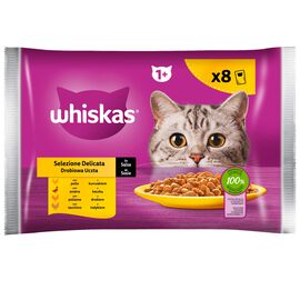 Whiskas Mokra karma dla dorosłych kotów drobiowa uczta w sosie (8 x 85 g) 680 g