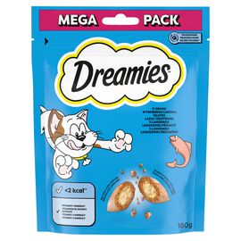 Dreamies Karma uzupełniająca dla dorosłych kotów i kociąt o smaku wybornego łososia 180 g