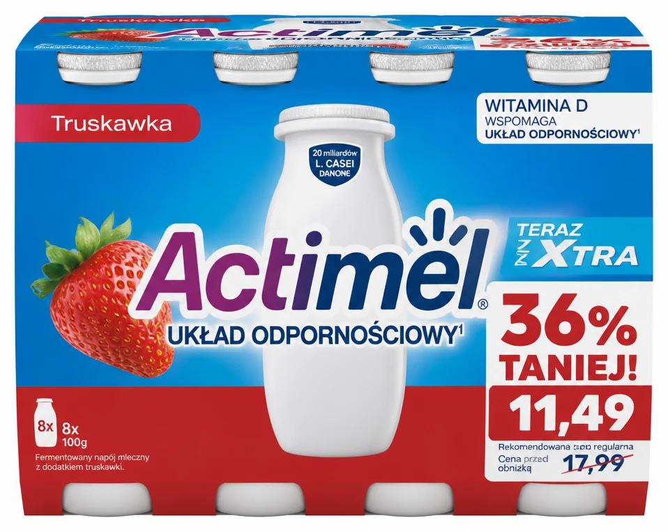 ACTIMEL Napój probiotyczny różne rodzaje