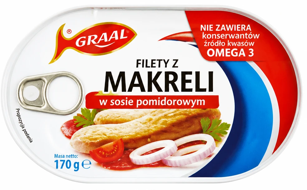 GRAAL Filety z makreli różne rodzaje