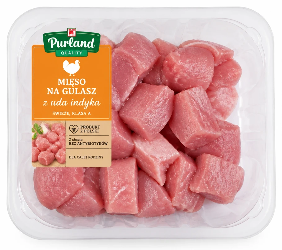 Mięso na gulasz z uda indyka
