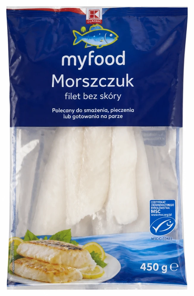 MYFOOD Morszczuk filet bez skóry