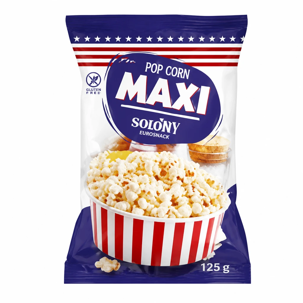 Popcorn solony Eurosnack 125g