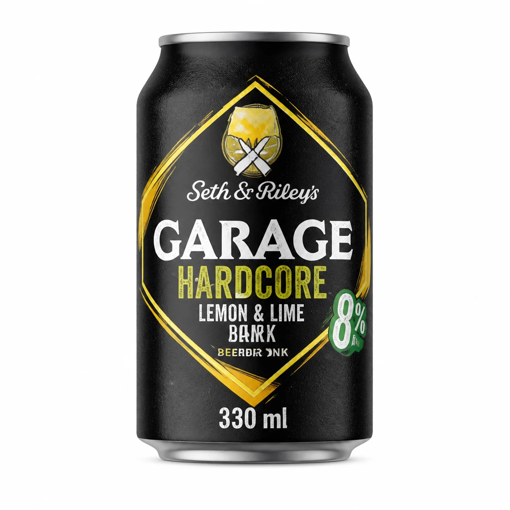 Napój piwny Garage lemon&lime 330ml 8% puszka