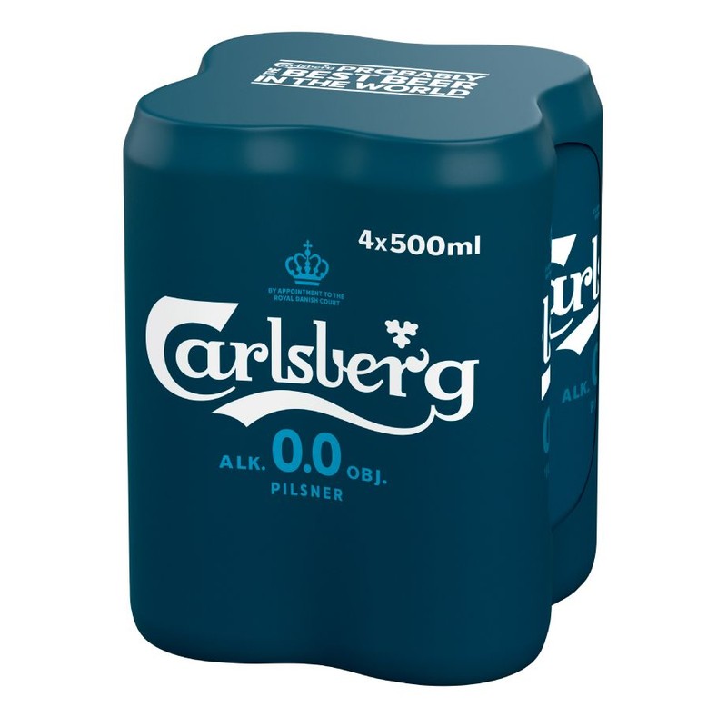 Piwo jasne bezalkoholowe alk. 0,0% obj. Carlsberg 4 x 500 ml