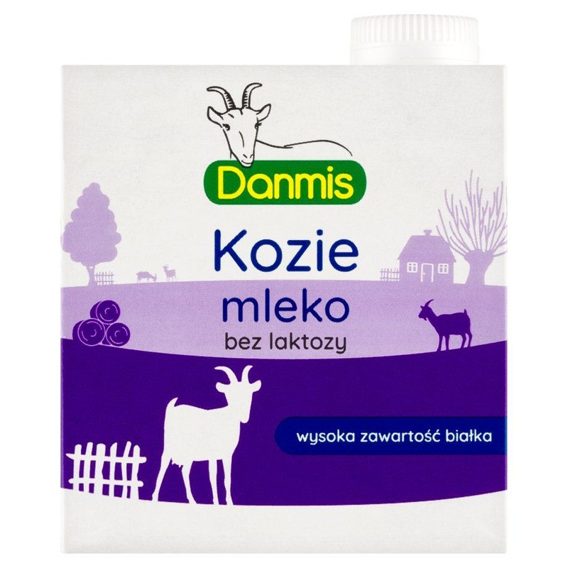 Kozie mleko bez laktozy Danmis 500 ml