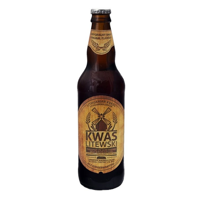 Kwas chlebowy Litewski  PolBioEco 500 ml