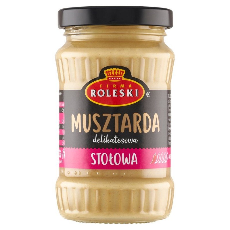 Roleski - Musztarda stołowa delikatesowa Roleski 175 g