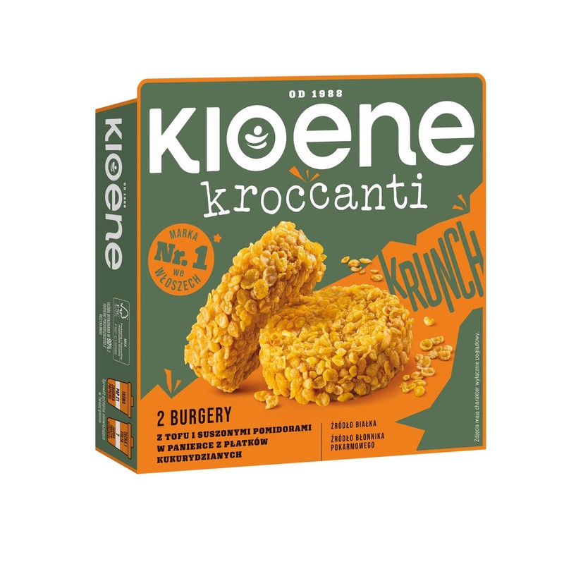 Burgery z tofu i suszonymi pomidorami Kioene 180 g