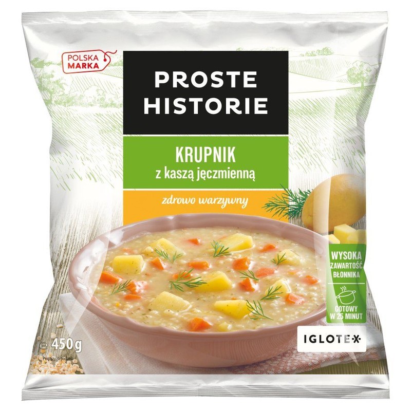 Zupa Krupnik polski z kaszą jęczmienną Proste Historie 450 g