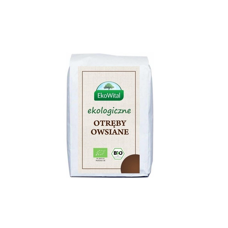 BIO Ekologiczne Otręby owsiane  EkoWital 500 g