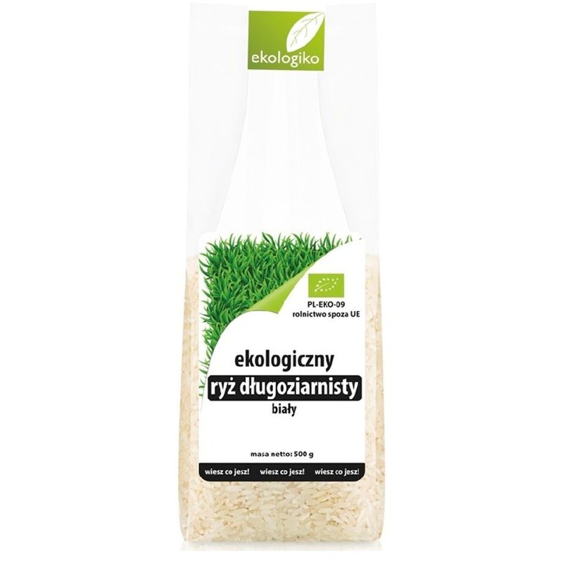 BIO Ekologiczny Ryż biały długoziarnisty Ekologiko 500 g