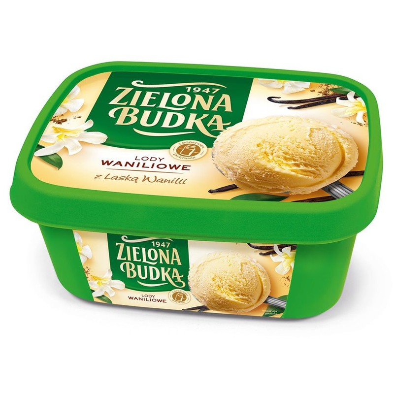 Lody waniliowe z laską wanilli Zielona Budka 1 l