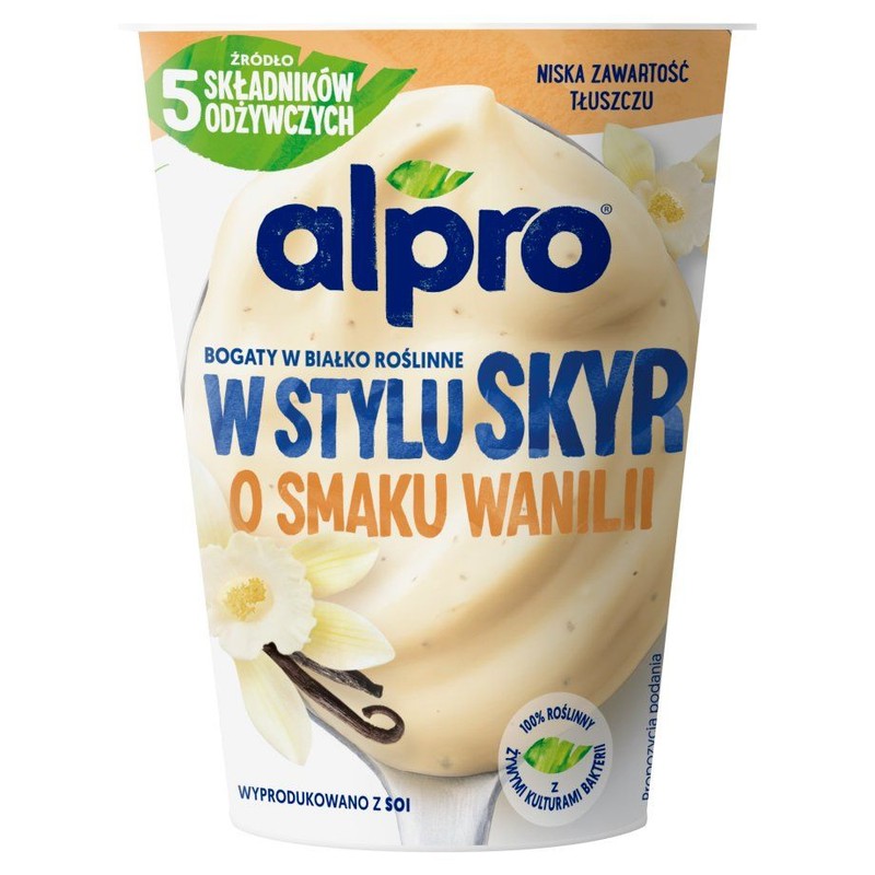 Skyr Style sojowy vanilia Alpro 400 g