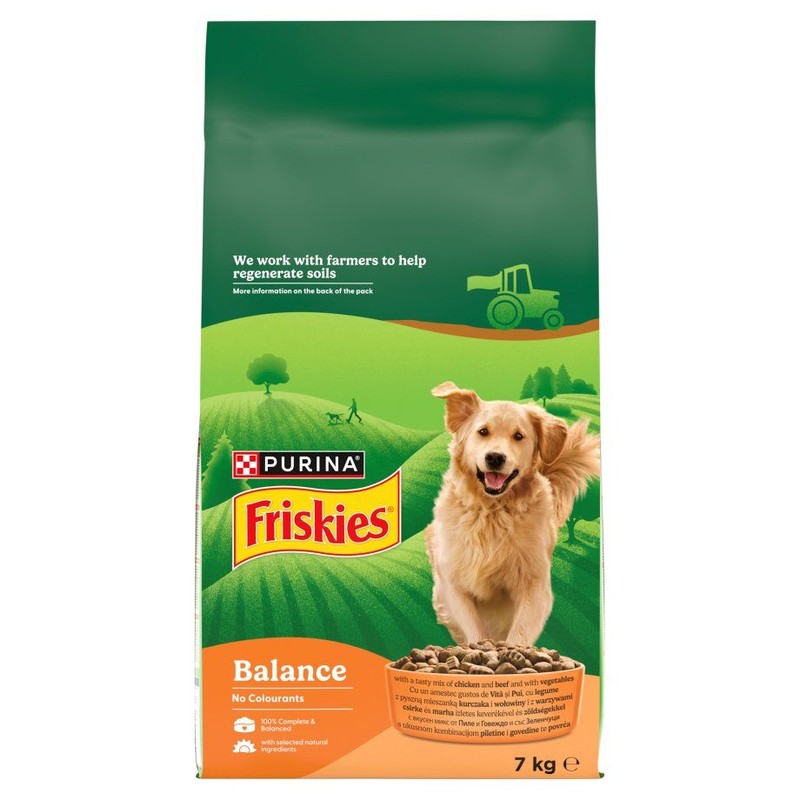 Karma sucha dla psów z kurczakiem, wołowiną i warzywami Balance Purina 7 kg