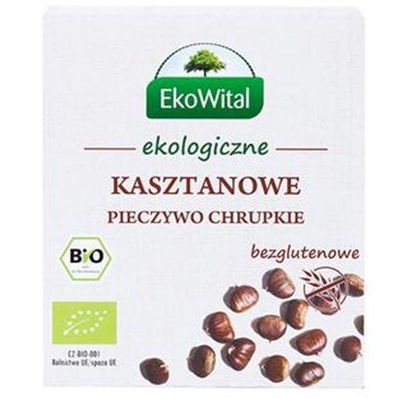 BIO Kasztanowe Pieczywo chrupkie bezglutenowe Eko Wital 100 g