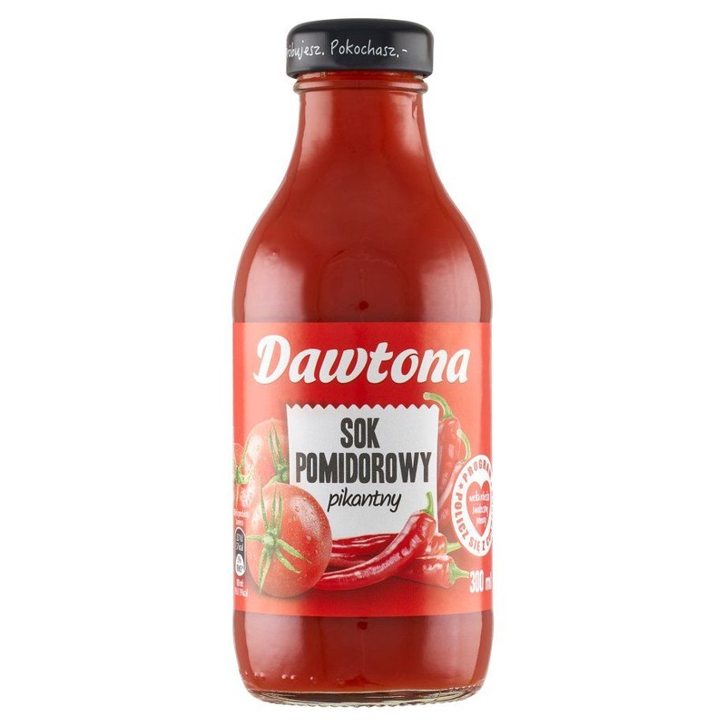 Sok pomidorowy pikantny z zagęszczonego soku Dawtona 300 ml