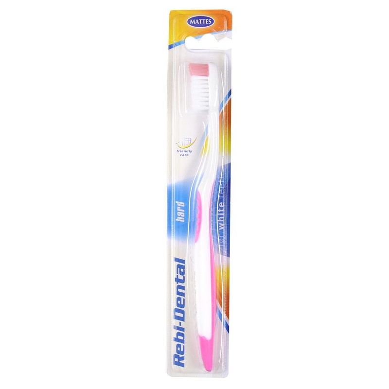 Szczoteczka do zębów - twarda Rebi-Dental 1 sztuka
