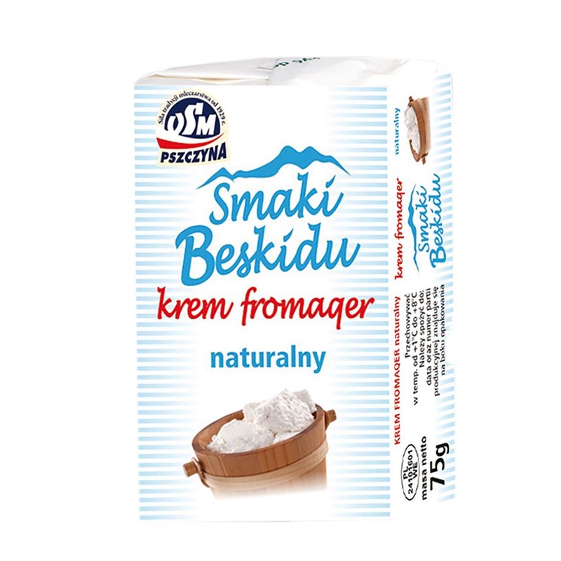 Serek krem fromage naturalny  Smaki Beskidu 75 g