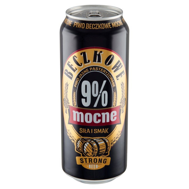 Piwo jasne pełne Mocne alk. 9,0% obj. Beczkowe 500 ml