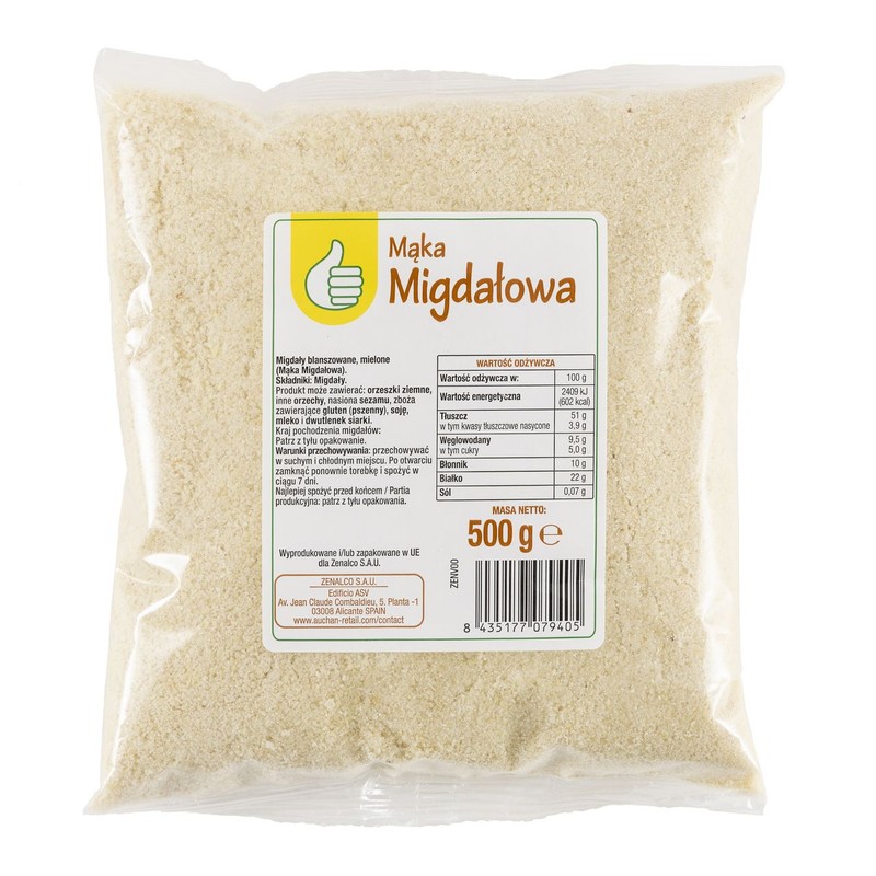 Mąka migdałowa Auchan 500 g