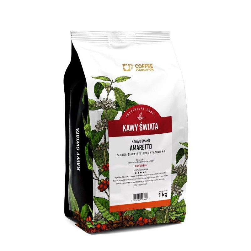 Kawa ziarnista o smaku amaretto Cofffee Promotion 1 kg